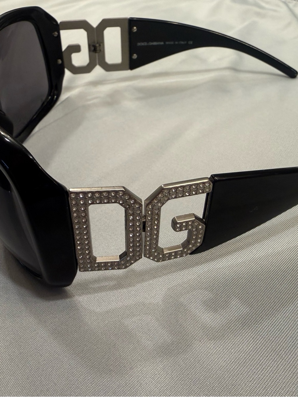 Dolce & Gabbana Crystal-Embellished Black Women's Sunglasses